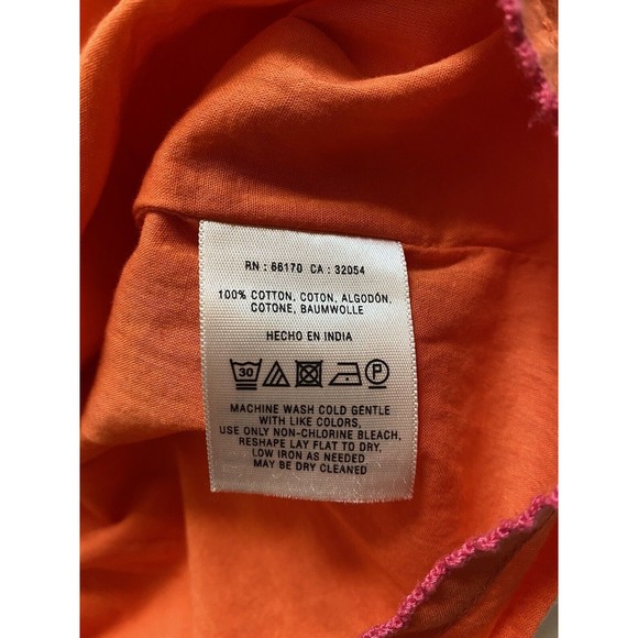 Edme & Esyllte Anthropologie Orange Sleeveless V-Neck Lined Maxi Dress Sz 0 - Picture 10 of 11